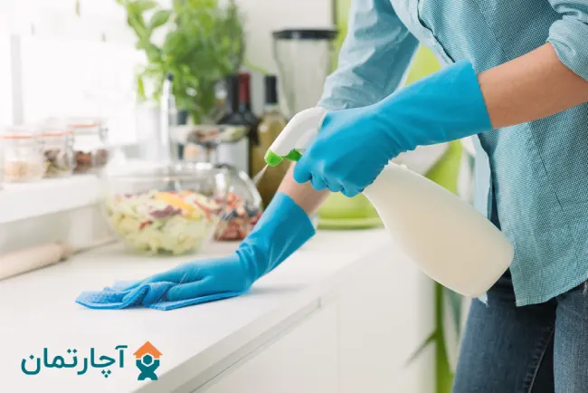 ترفند تمیزکاری آشپزخانه 
