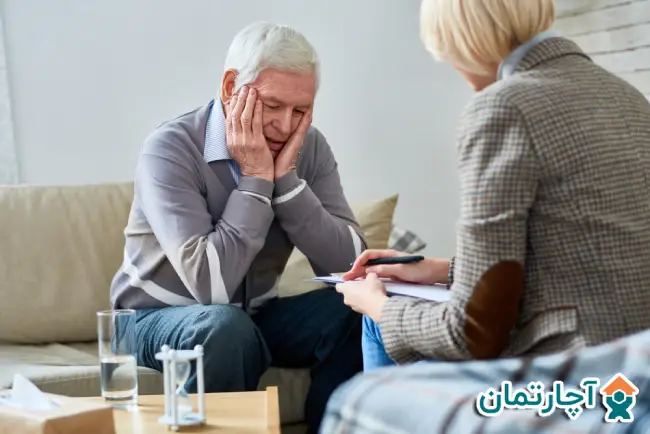 علت افسردگی در سالمندان