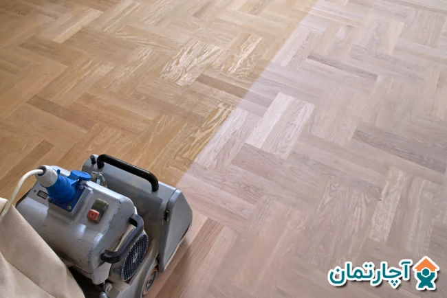 تميز كردن پاركت با سركه