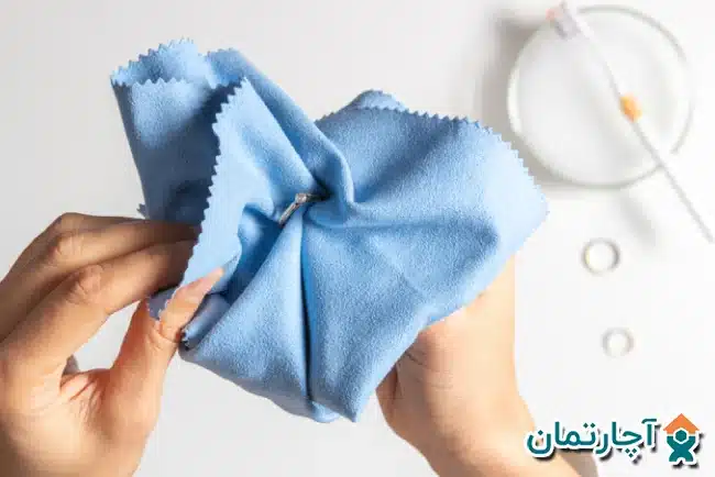 تميز كردن نقره با خمير دندان