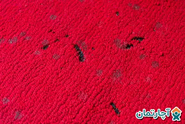 تعمیر فرش سوخته در منزل