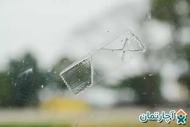 پاك كردن چسب نواری از روی شیشه