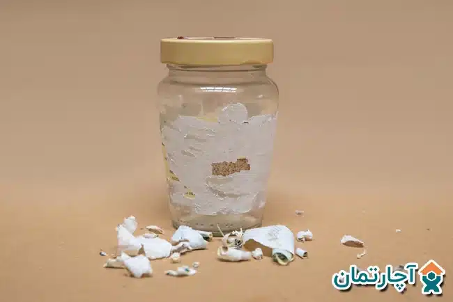 پاك كردن چسب از روی شیشه