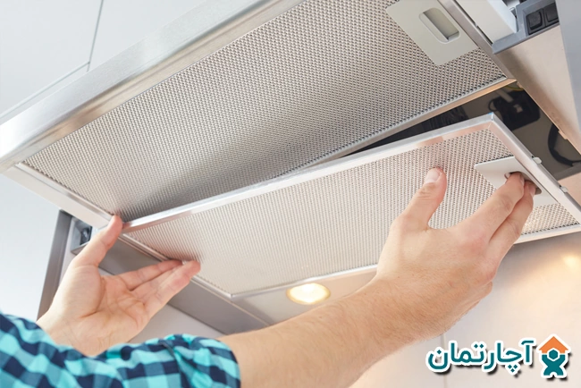 تمیز کردن فیلتر هود