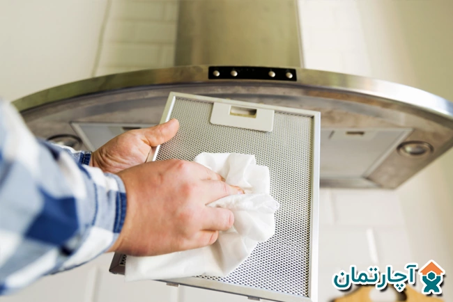 تمیز کردن هود