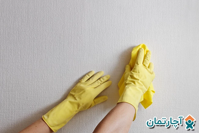 روش تمیز کردن کاغذ دیواری